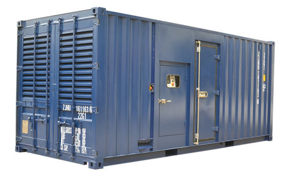 1250KVA Perkins Silent Diesel Generator 50hz 1500rpm Untuk Bank Industri